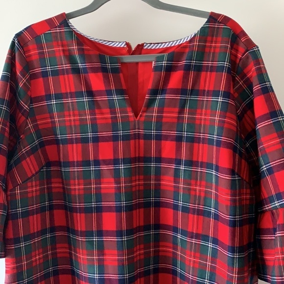 Vineyard Vines Plaid Greenwich Dress 20 - Picture 2 of 10